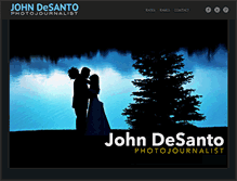 Tablet Screenshot of john-desanto.com